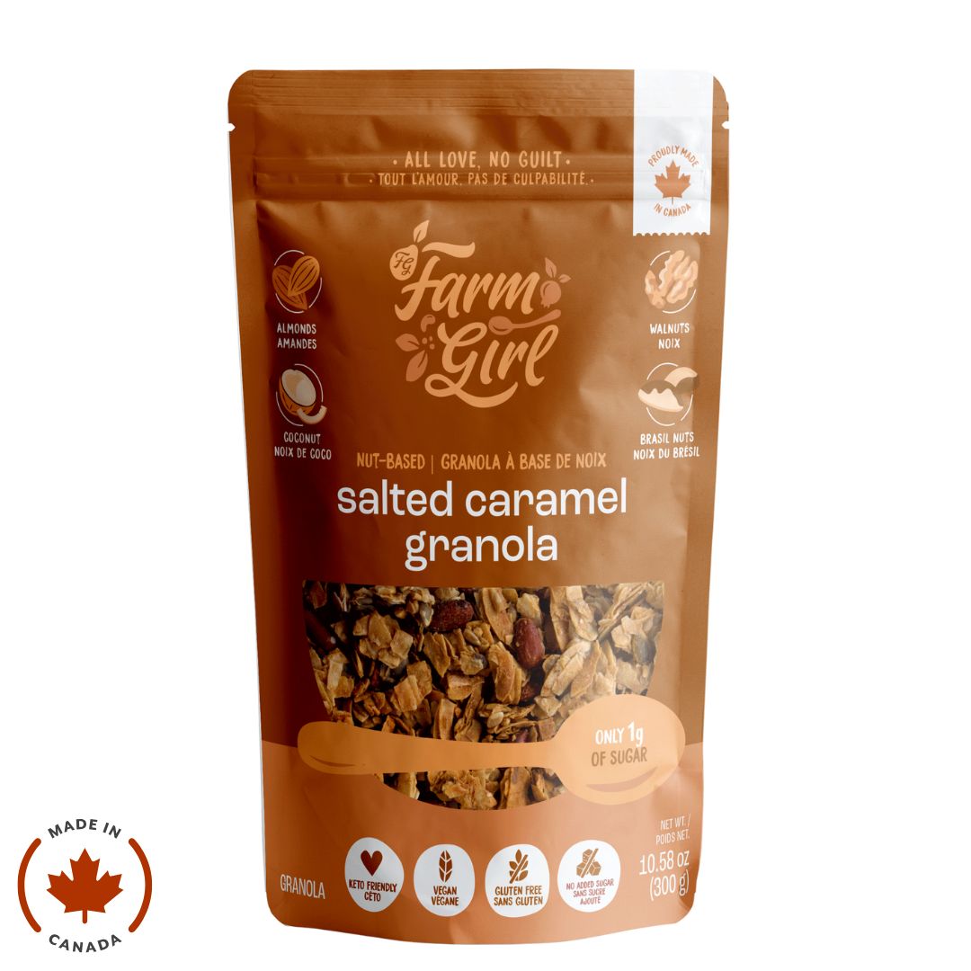 Farm Girl Granola Salted Caramel (300g) - Lifestyle Markets