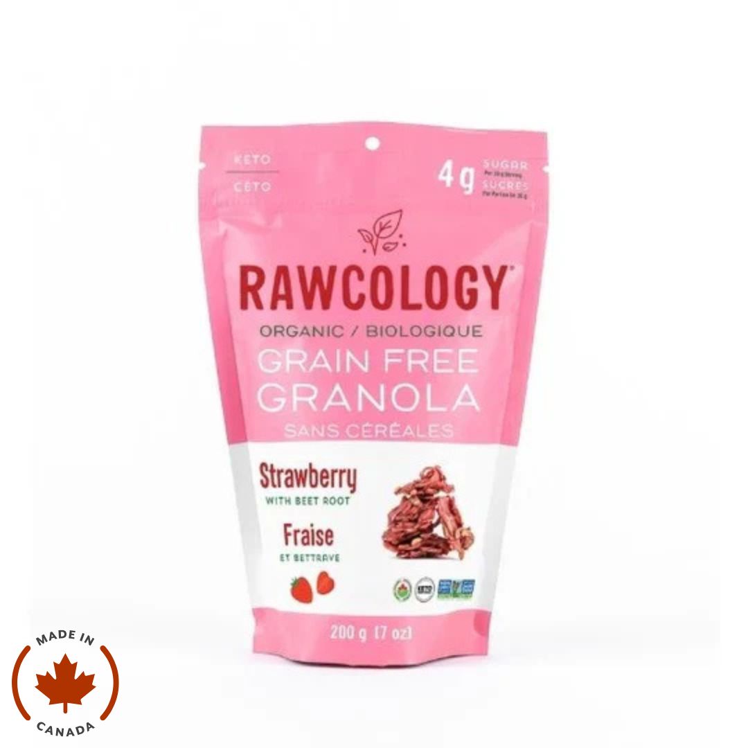 Rawcology Grain-Free Granola - Strawberry (200g)