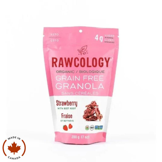 Rawcology Grain-Free Granola - Strawberry (200g) - Lifestyle Markets