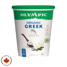 Olympic Organic Greek 3.5% Yogurt - Vanilla (650g) - Lifestyle Markets
