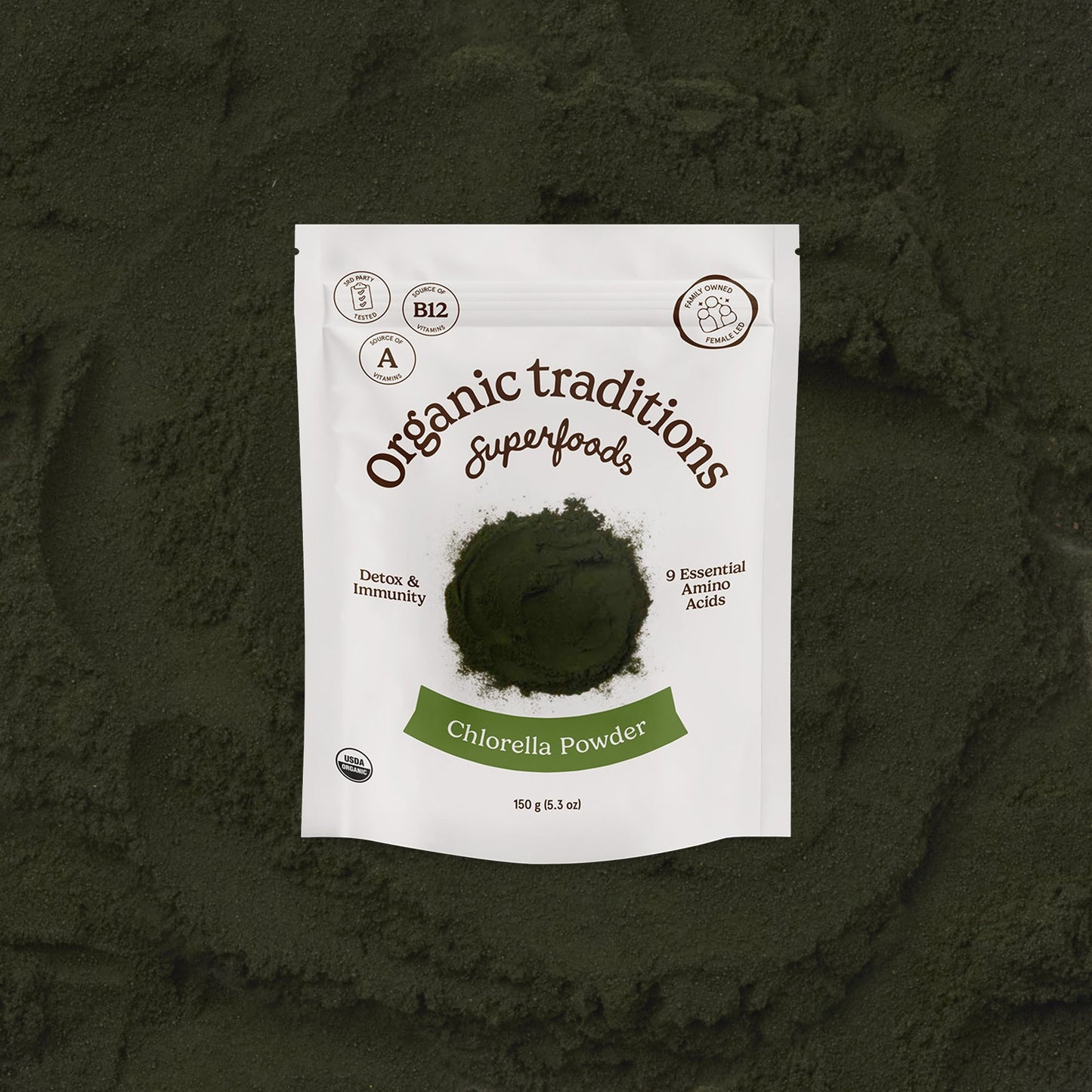 Organic Traditions Chlorella Powder (150g)