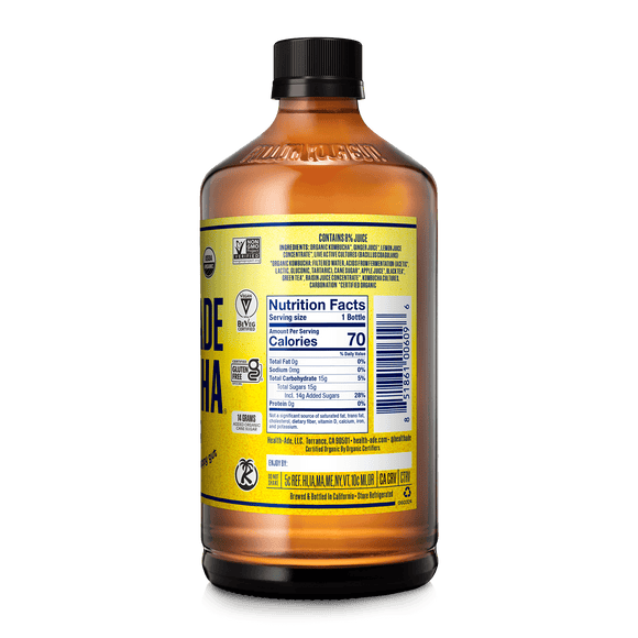 Health-Ade Kombucha - Ginger Lemon (473ml)