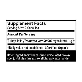 Host Defense Turkey Tail Capsules - Lifestyle Markets