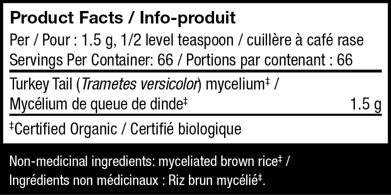 Host Defense Turkey Tail Powder (100g) - Lifestyle Markets
