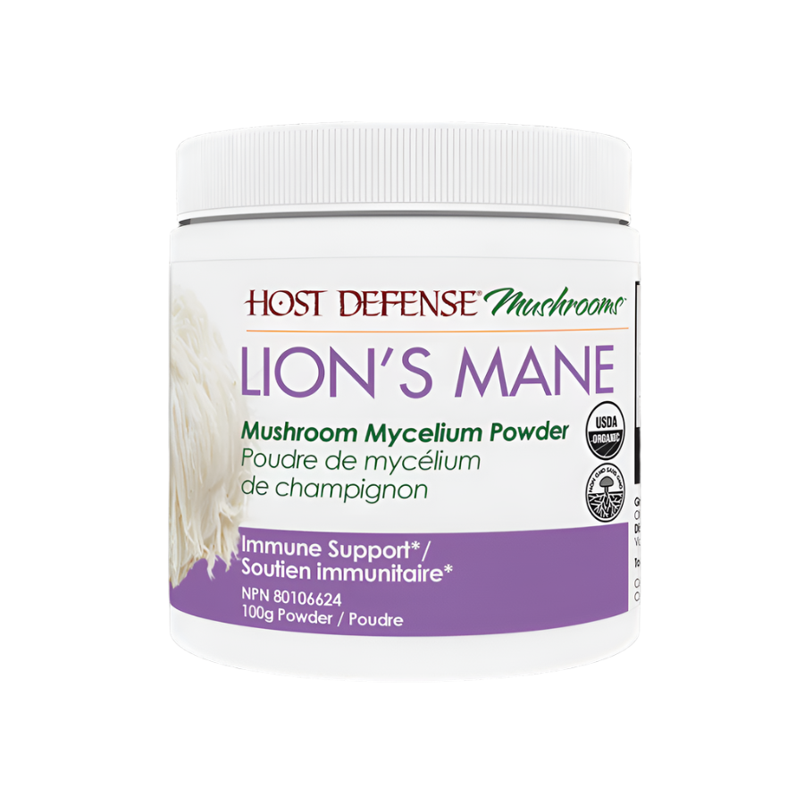 Host Defense Lion's Mane Powder (100g) - Lifestyle Markets