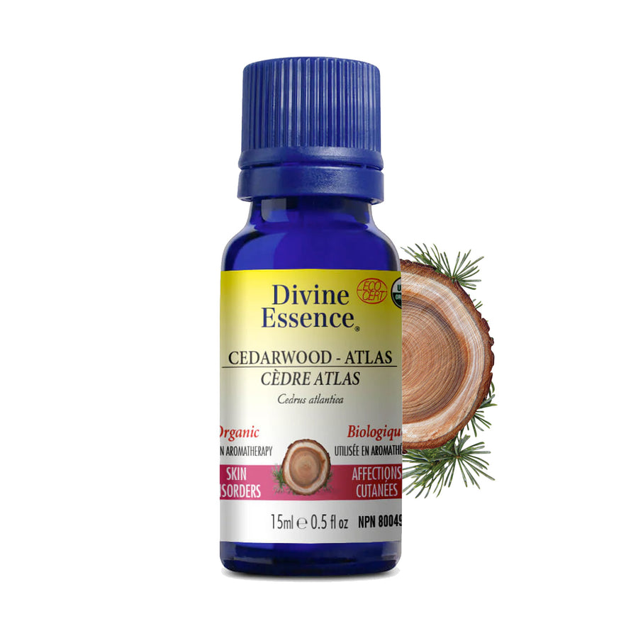 Divine Essence Organic Cedarwood Atlas Oil (15ml)