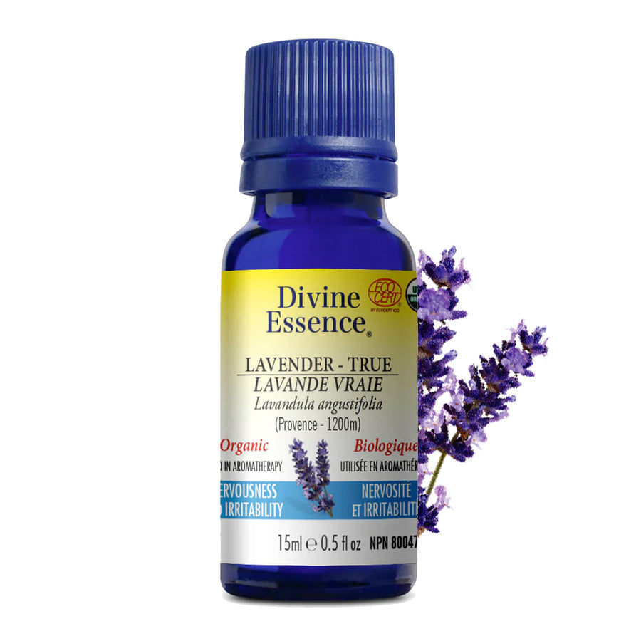 Divine Essence Organic True Lavender (Provence) Oil (15ml)