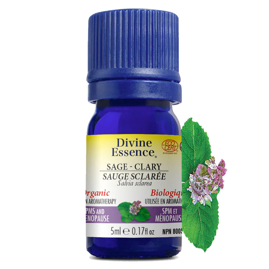 Divine Essence Organic Clary Sage Oil (5ml)