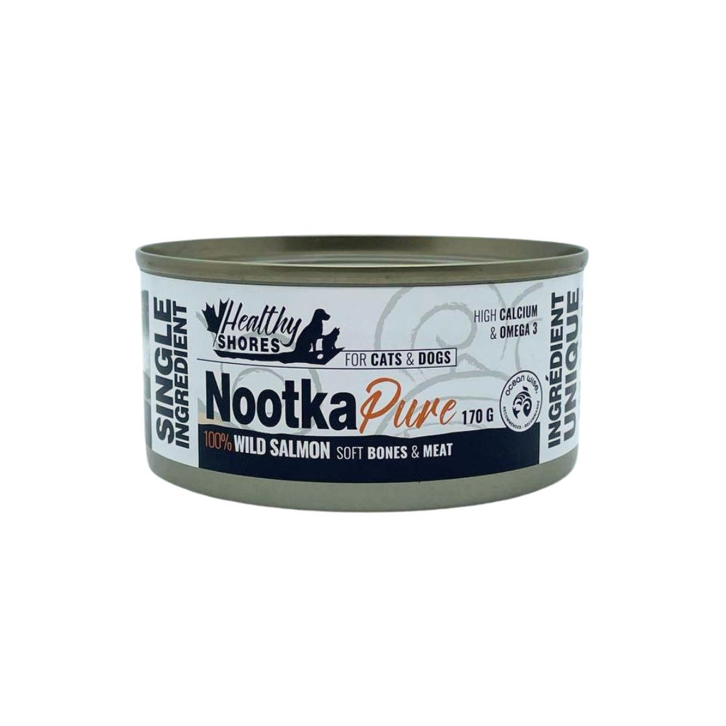 Healthy Shores Nootka Pure Wild Salmon for Cats & Dogs (170g)