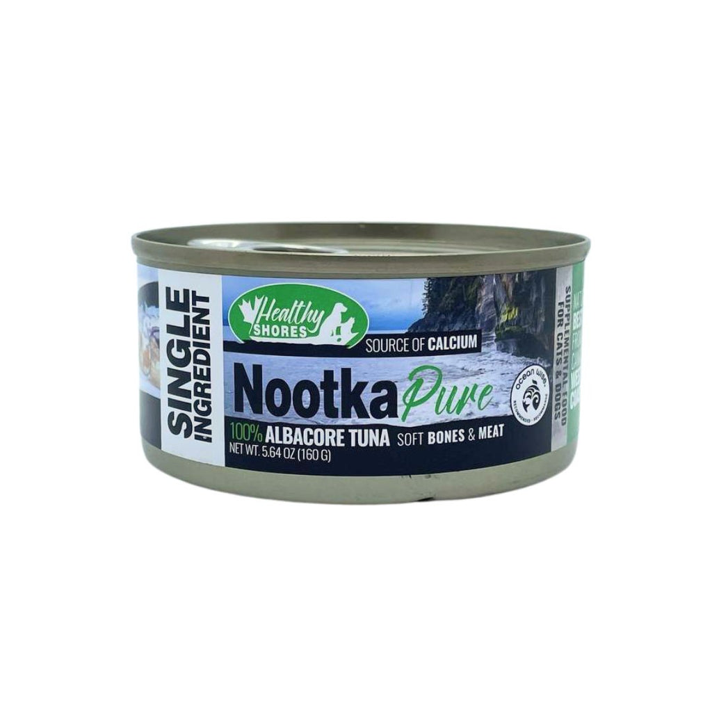 Healthy Shores Nootka Pure Albacore Tune for Cats & Dogs (160g)