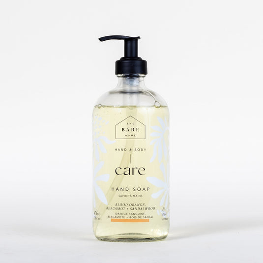 The Bare Home Hand Soap - Blood orange, Bergamot + Sandalwood (476ml) - Lifestyle Markets