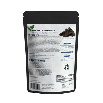 New Earth Organics He Shou Wu (200g) - Lifestyle Markets
