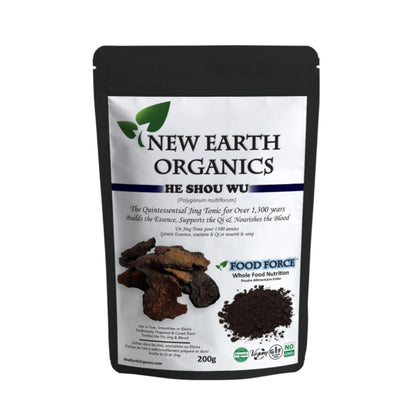 New Earth Organics He Shou Wu (200g) - Lifestyle Markets