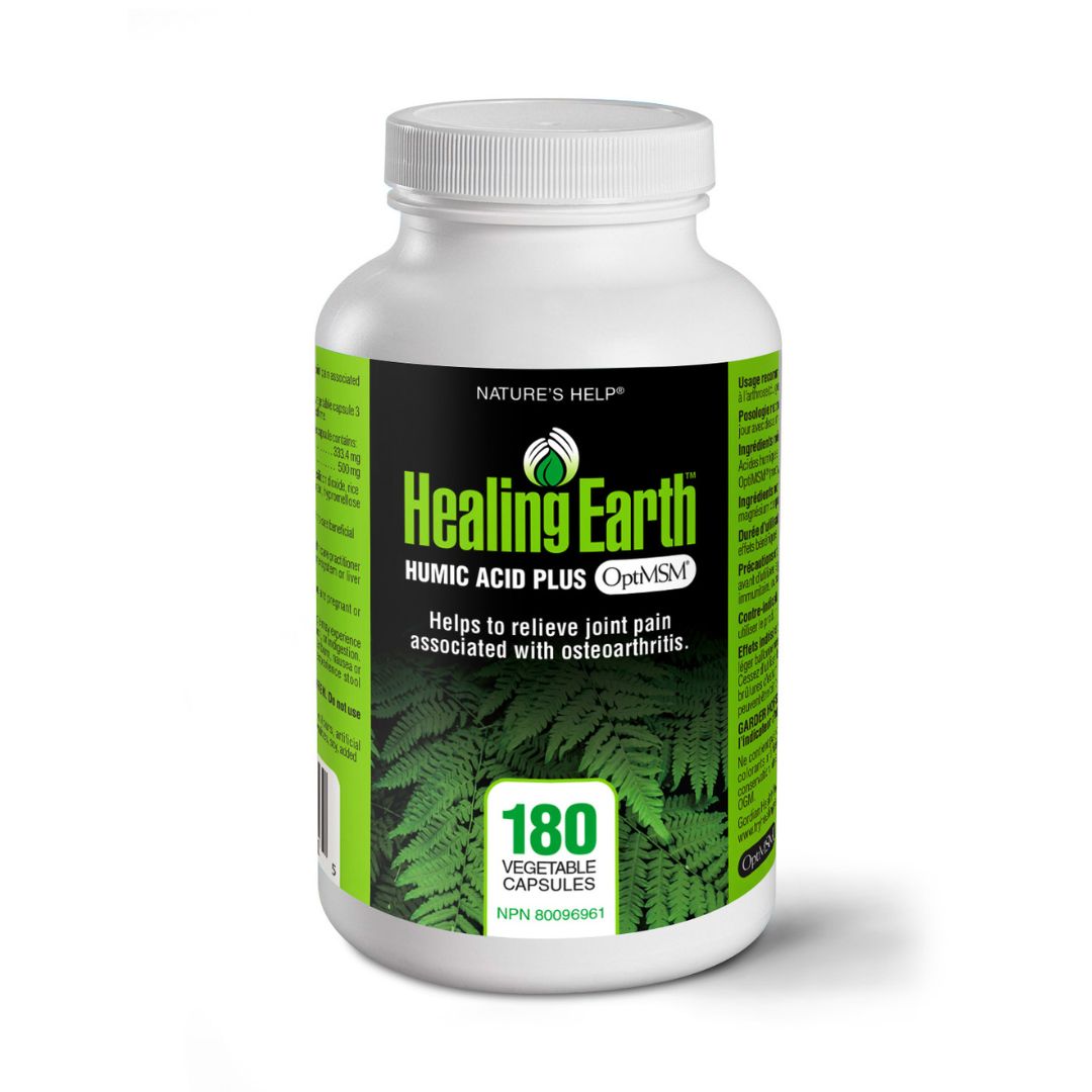 Healing Earth Humic Acid Plus OptiMSM (180 vcaps) - Lifestyle Markets