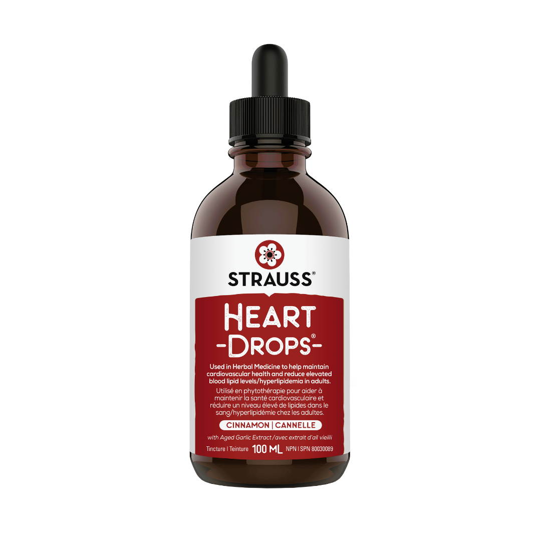 Strauss Heart Drops - Cinnamon (100ml) - Lifestyle Markets