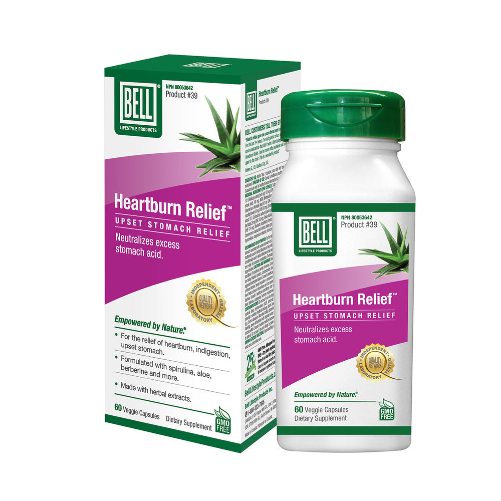 Bell Heartburn Relief (60 VCaps) - Lifestyle Markets