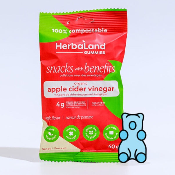 Herbaland Snack Gummies - Apple Cider Vinegar (40g)