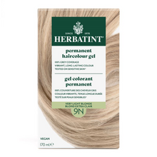 Herbatint permanent haircolour gel packaging for very light blonde hair on a white background