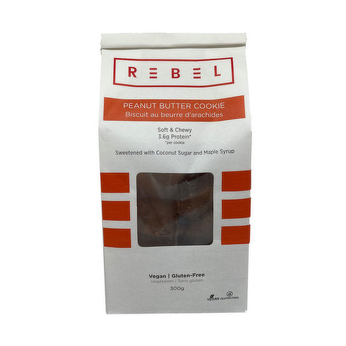 Rebel Cookies - Peanut Butter (300g) - Lifestyle Markets