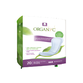 Organyc Light Incontinence Moderate Pads (20ct) - Lifestyle Markets