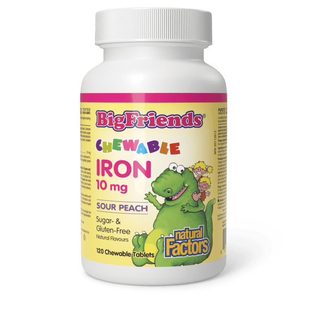 Natural Factors Big Friends Chewable Iron