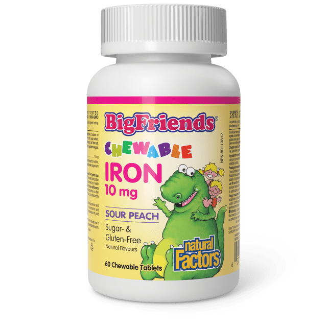 Natural Factors Big Friends Chewable Iron