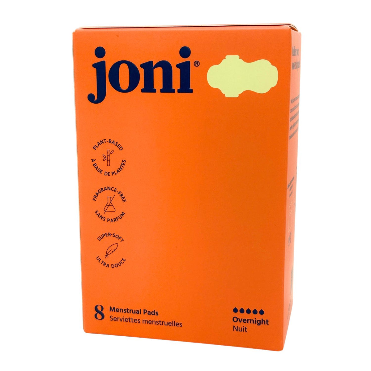 Joni Organic Overnight Pads (8 Pads)