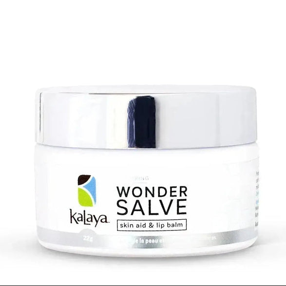 Jar of Kalaya Wonder Salve on a white background