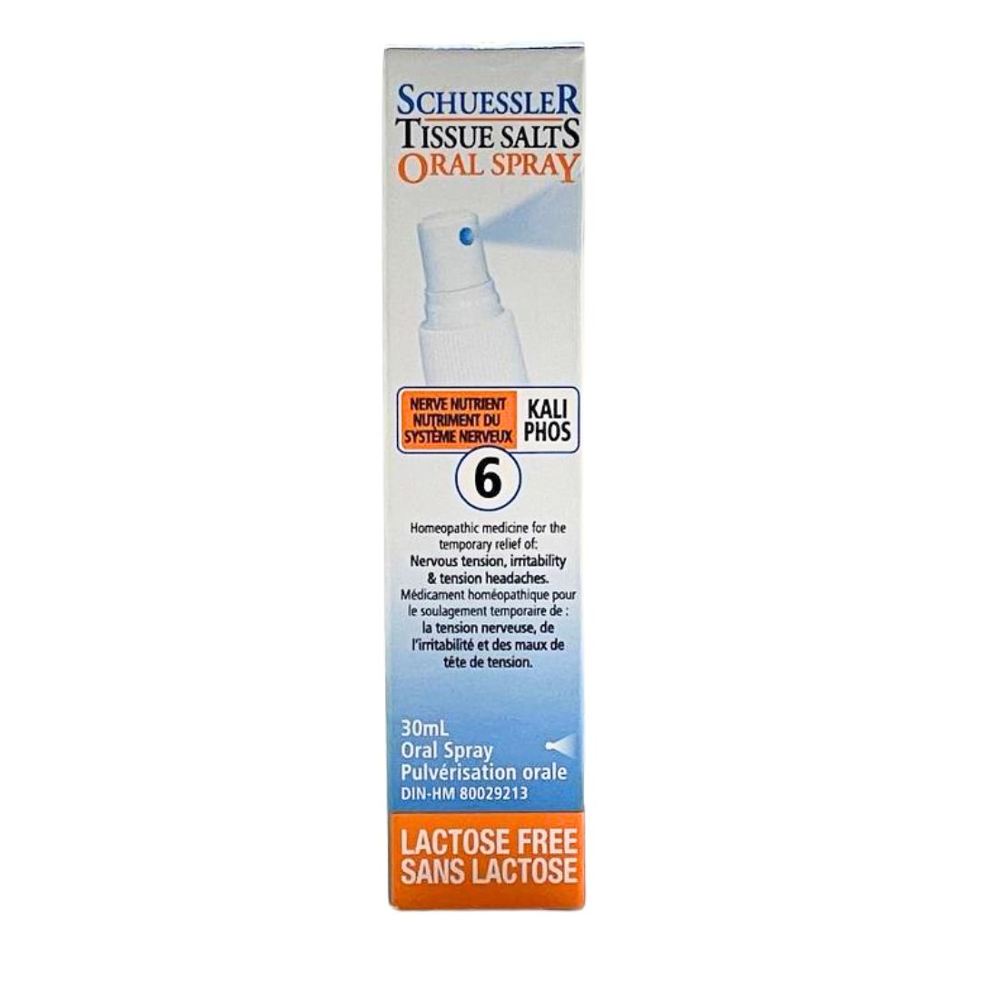 Schuessler Tissue Salts Spray - Kali Phos No. 6 (30 ml) - Lifestyle Markets