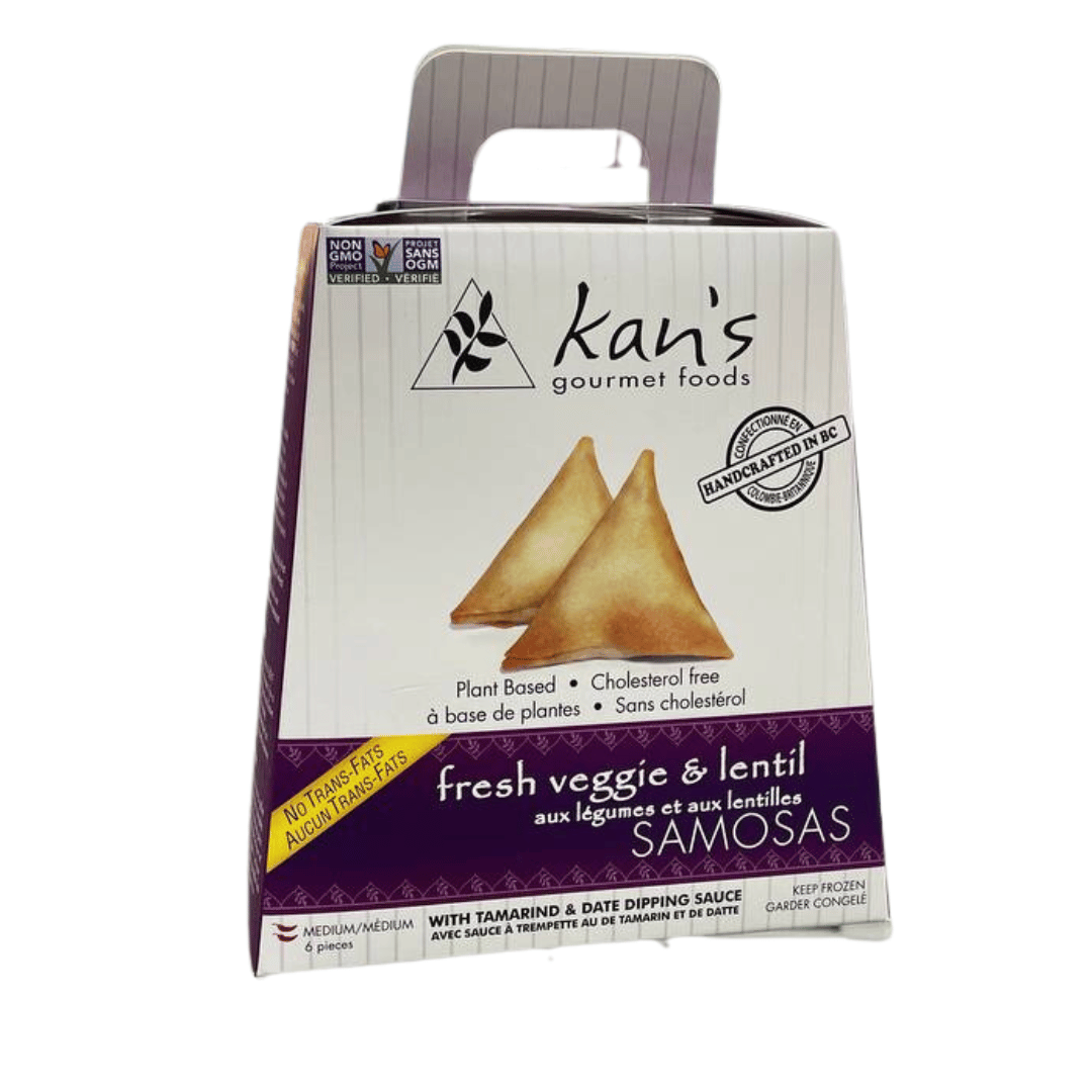 Kan's Veggie & Lentil Samosas (320g) - Lifestyle Markets