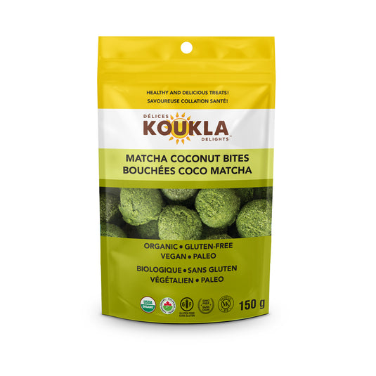 Koukla Matcha Coconut Bites (150g) - Lifestyle Markets