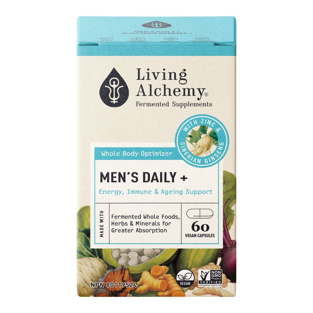 Living Alchemy Men's Daily + (60 VCaps) - Lifestyle Markets