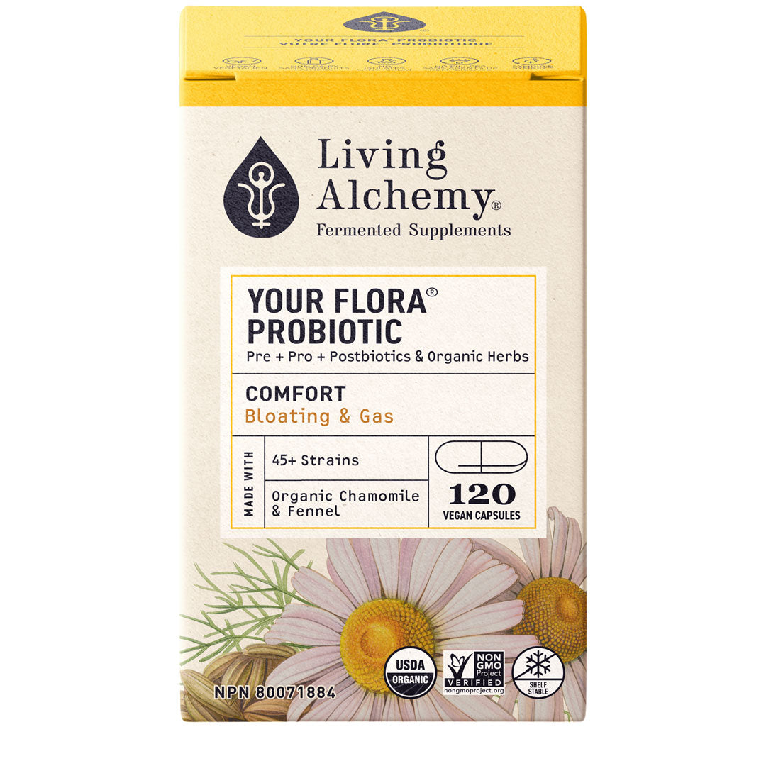 Living Alchemy Your Flora Comfort (120 VCaps) - Lifestyle Markets