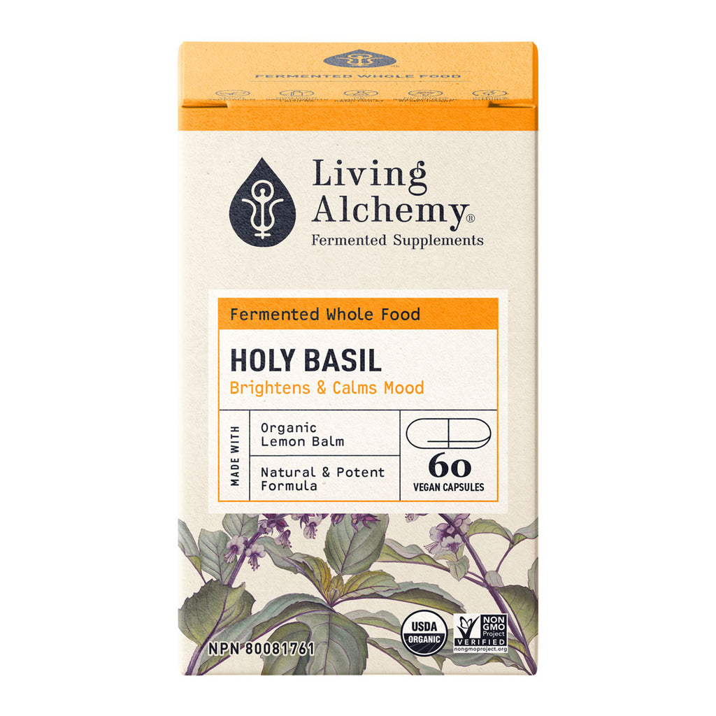 Living Alchemy Holy Basil Alive (60 VCaps)