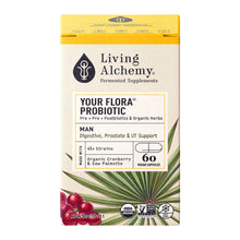 Living Alchemy Your Flora MAN (60 VCaps) - Lifestyle Markets