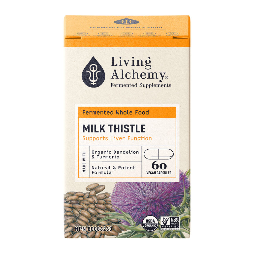 Living Alchemy Milk Thistle Alive (60 VCaps)