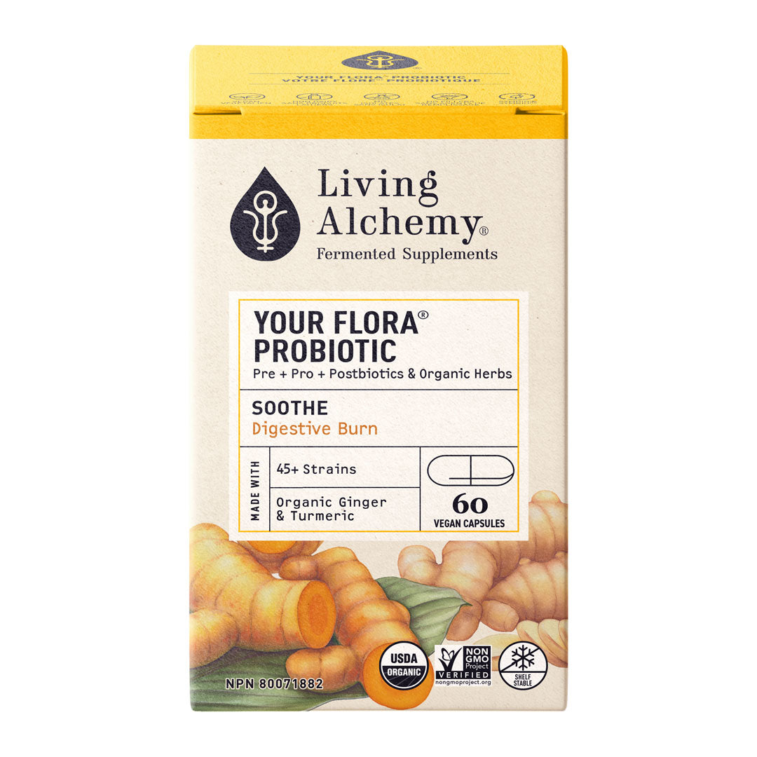 Living Alchemy Your Flora Soothe (60 VCaps) - Lifestyle Markets