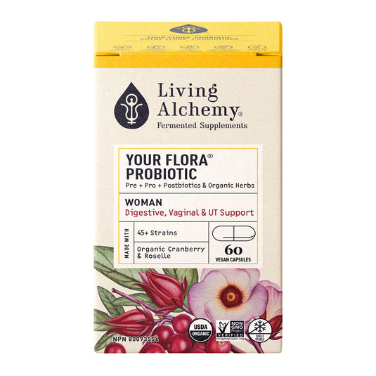 Living Alchemy Your Flora Woman (60 vcaps) - Lifestyle Markets
