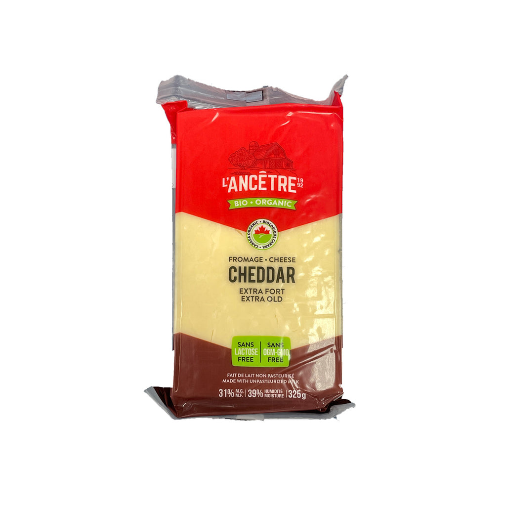 L'Ancetre Organic Extra Old Cheddar (325g)