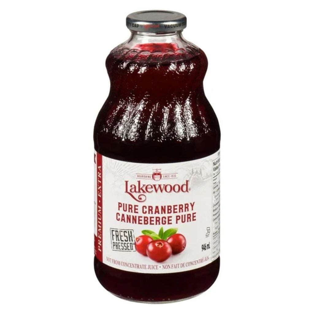 Lakewood Organic Pure Cranberry Juice (946ml)