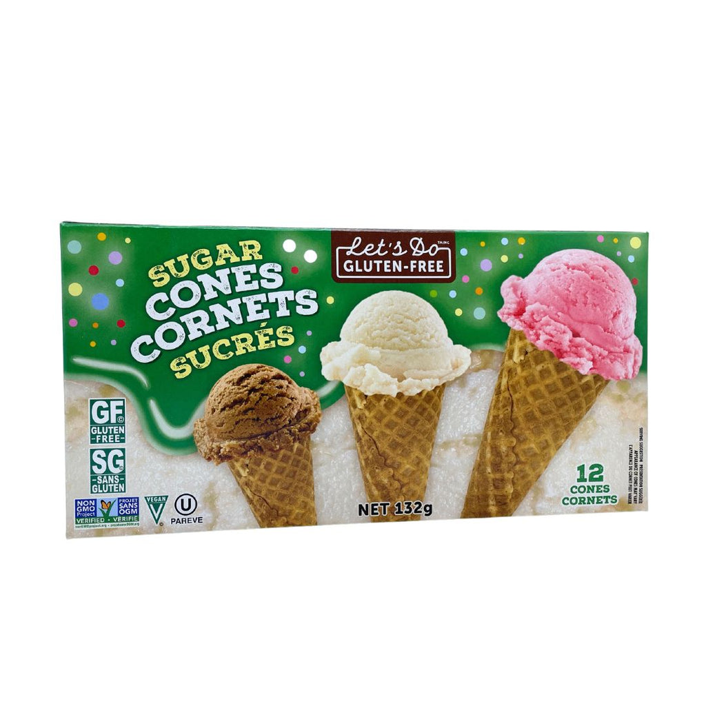 Let's Do Gluten-Free Sugar Cones (12 cones)