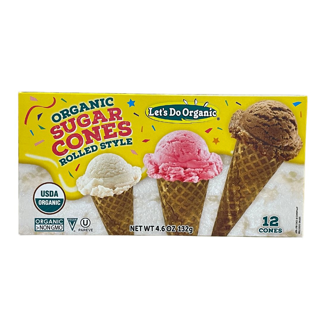 Let's Do Organic Sugar Cones (12 cones) - Lifestyle Markets