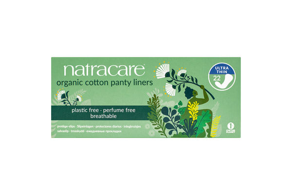 Natracare Ultra Thin Cotton Panty Liners (22 Count)