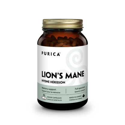 Purica Lions Mane (60 VCaps) - Lifestyle Markets