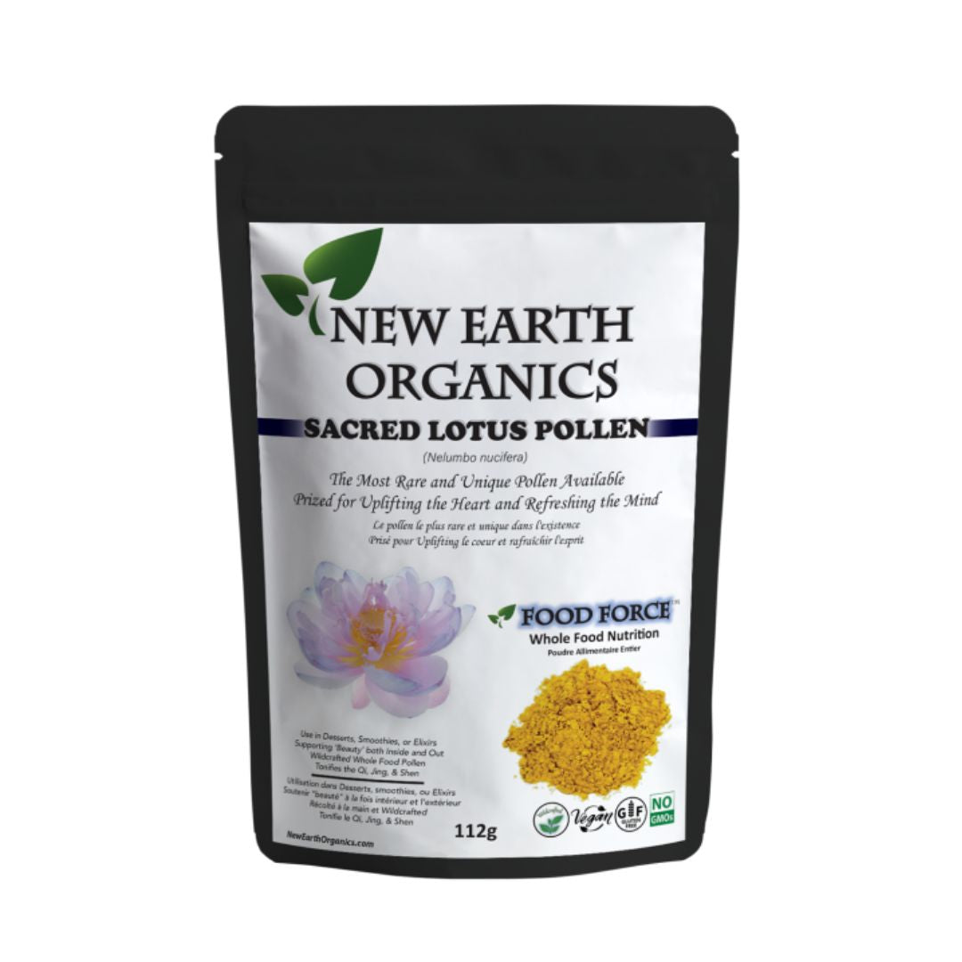 New Earth Organics Lotus Pollen (112g) - Lifestyle Markets