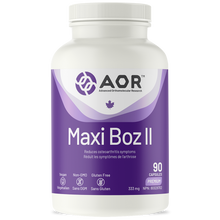 AOR Maxi Boz II supplement bottle on a white background