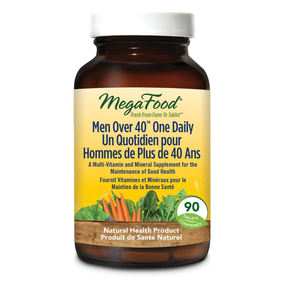 MegaFood Men Over 40 One Daily (90 Tablets) - Lifestyle Markets