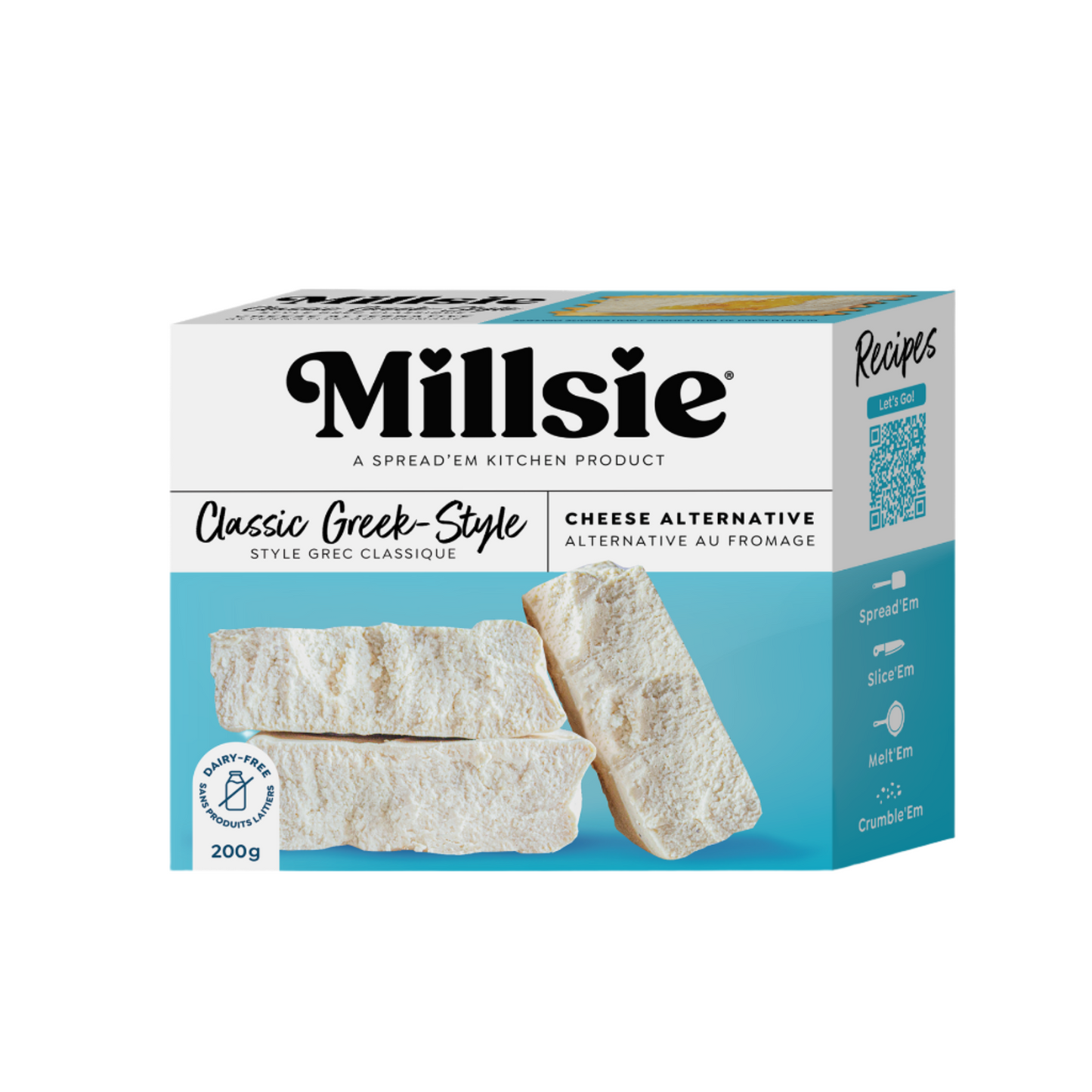 Millsie Cashew Cheese Classic Greek (200g)