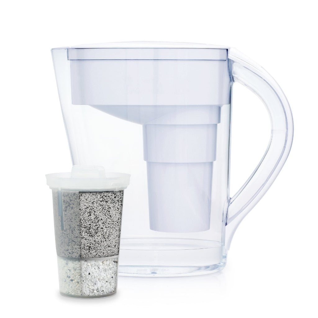 Santevia White Mina Slim Alkaline Pitcher (Each)