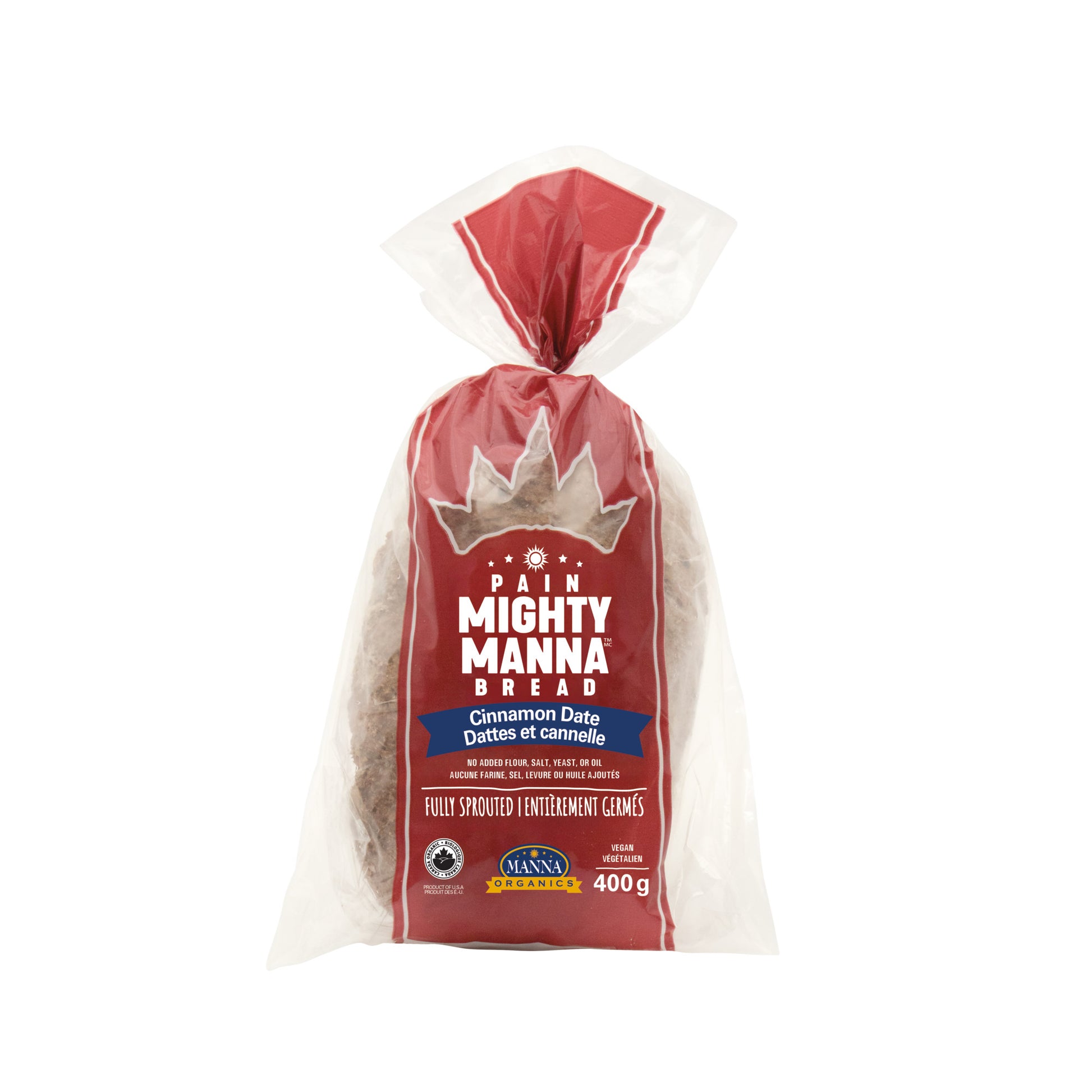 Mighty Manna Sprouted Cinnamon Date Bread (400g) - Lifestyle Markets